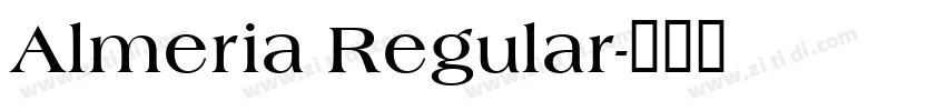 Almeria Regular字体转换